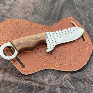 Custom Handmade horse file steel cowboy skinner knife