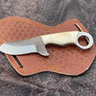 Custom Handmade horse file steel cowboy skinner knife