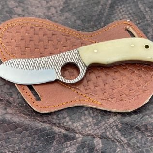 Custom Handmade horse file steel cowboy skinner knife
