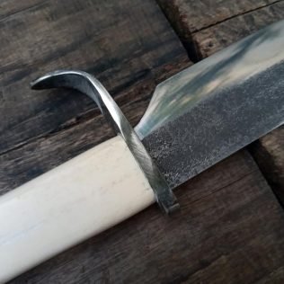 gaucho forged custom knife classic rangers bowie confederate frontier civil war cowboy carbon steel handmade rustic hunter edc rangers