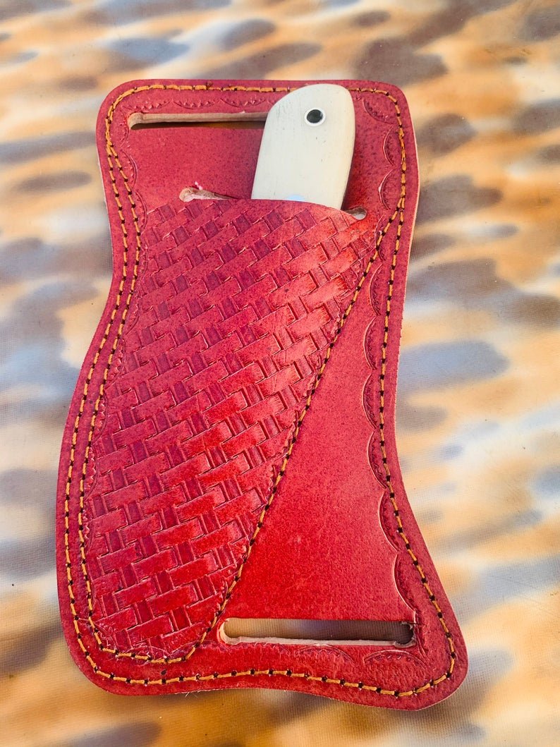 Custom handmade rasp steel cowboy skinner knife - Image 3