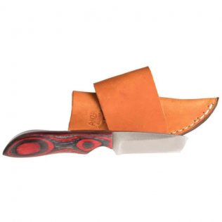 Anza Dymond Wood Infinity Handle Knife w/Sheath