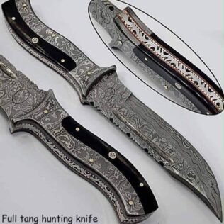 Hand Made Damascus Pocket Folding Knife