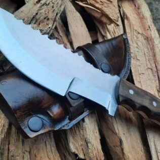 Handmade Damascus Steel Tracker Knife – Every day Carry Knife