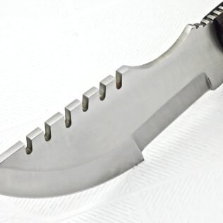 CUSTOM HANDMADE D2 STEEL TRACKER KNIFE – Stunning Micarta Handle Grip