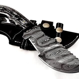Damascus Steel Tracker Knife