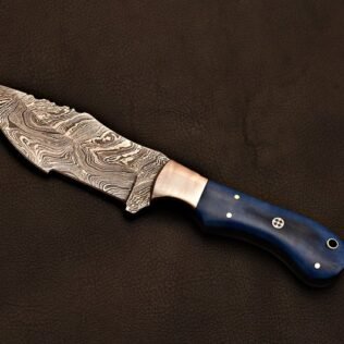 Handmade Damascus Steel Tracker Knife