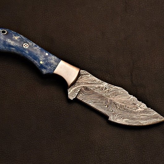 Handmade Damascus Steel Tracker Knife