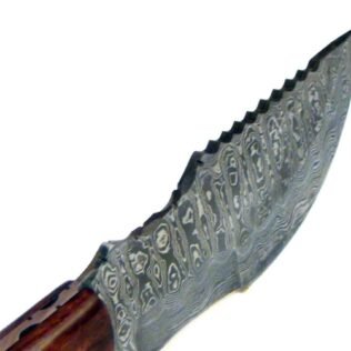 Custom Handmade Damascus steel Hunting Tracker Knife