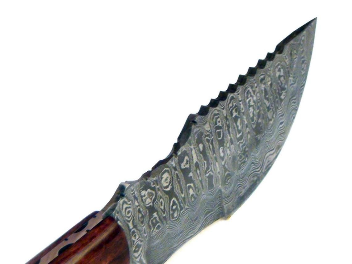 Custom Handmade Damascus steel Hunting Tracker Knife - Image 2