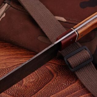 Kitchen Knives, Damascus Kitchen Knives Custom Damascus Steel Chef Knife Handmade With WOOD Handle