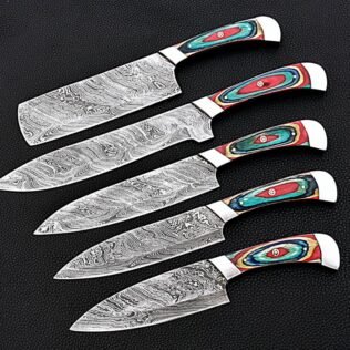 Handmade high quality chef knives, Damascus steel chef knives, Stunning gift, Groomsmen gift, Christmas gift, New year gift, Birthday gift