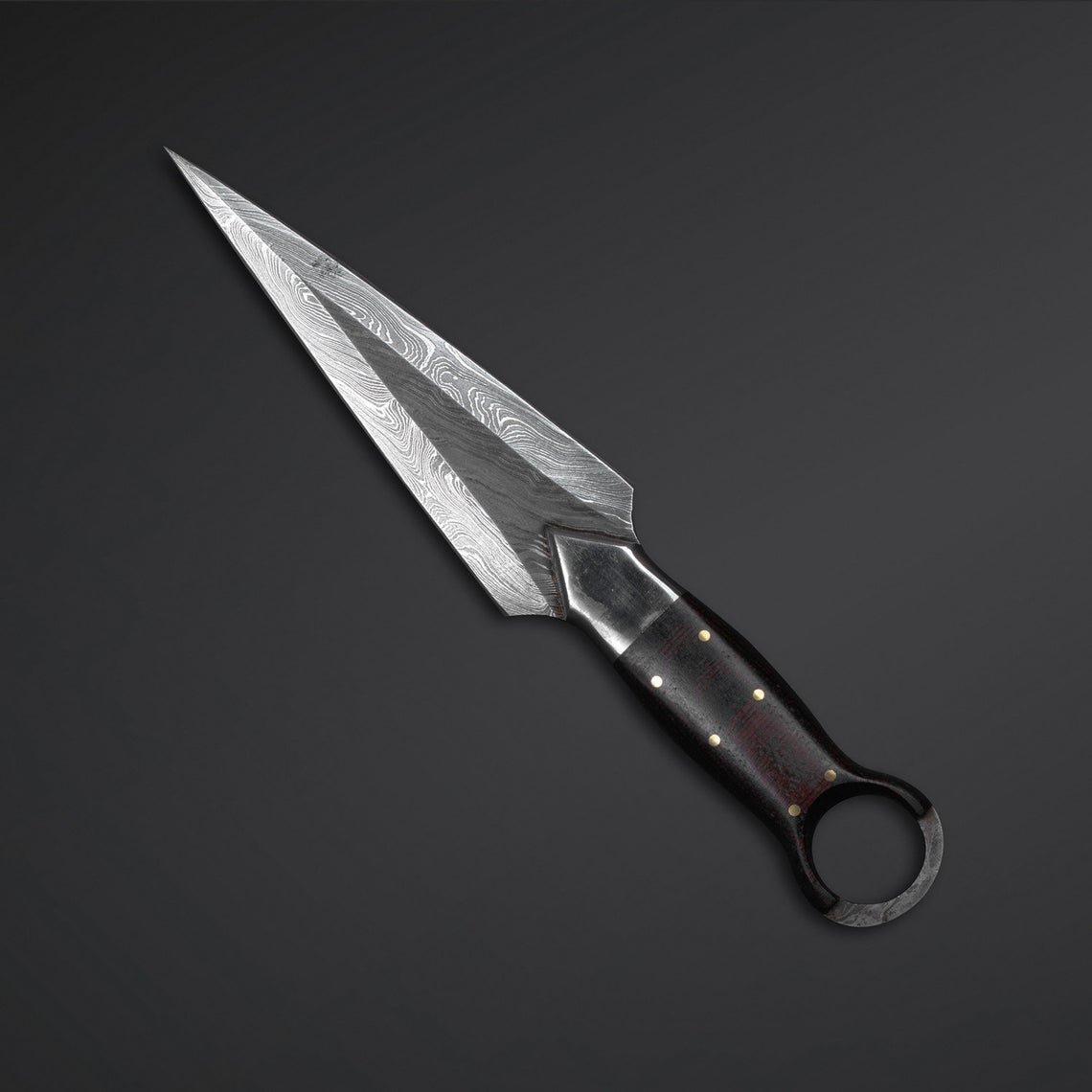 Razor Sharp custom handmade DAMASCUS STEEL DAGGER with leather sheath/D2 steel daggers