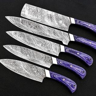 New year gift,Best quality damascus steel knives,Unique gift,Gift for dad,Gift for him,Gift for her,Chef set