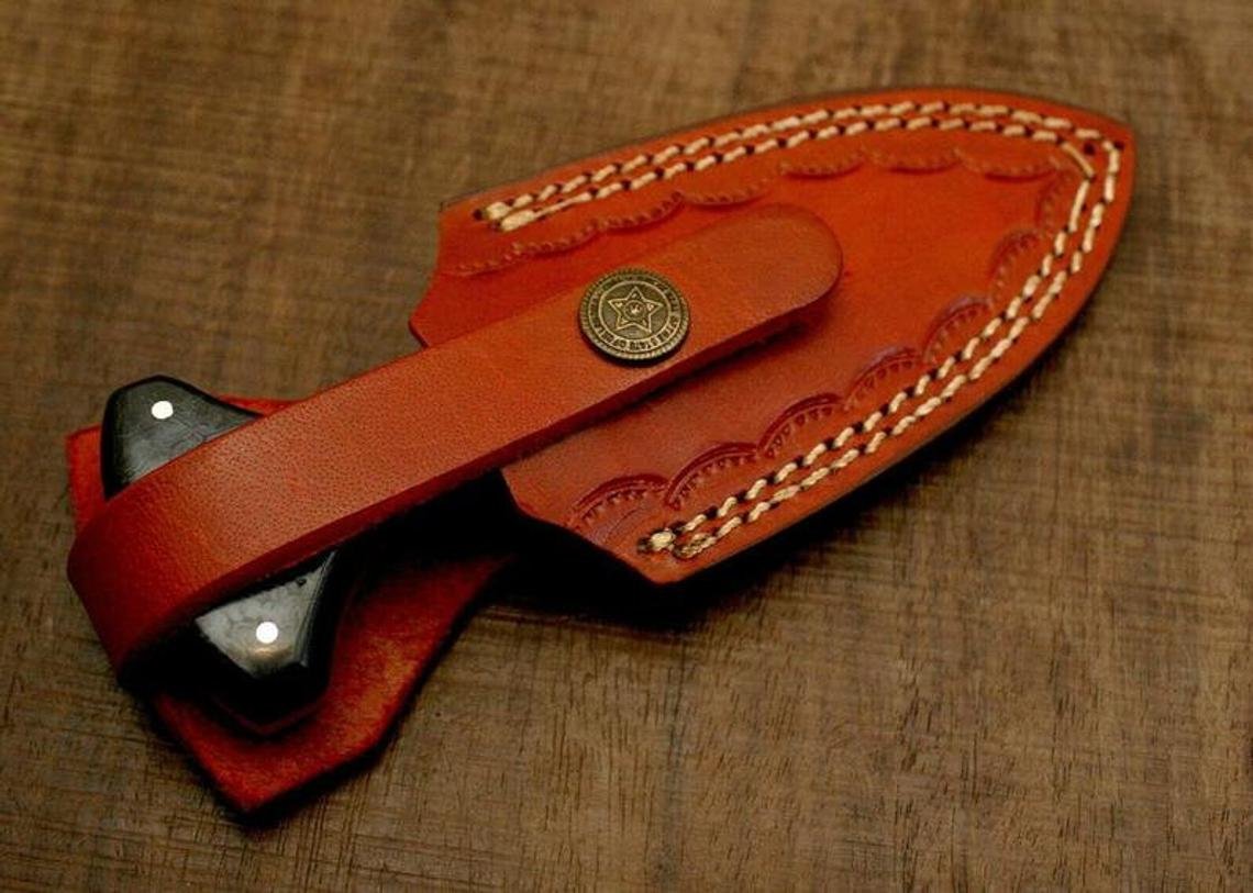 The Custom Handmade Damascus Steel boot Dagger,Dagger Knife - Image 2