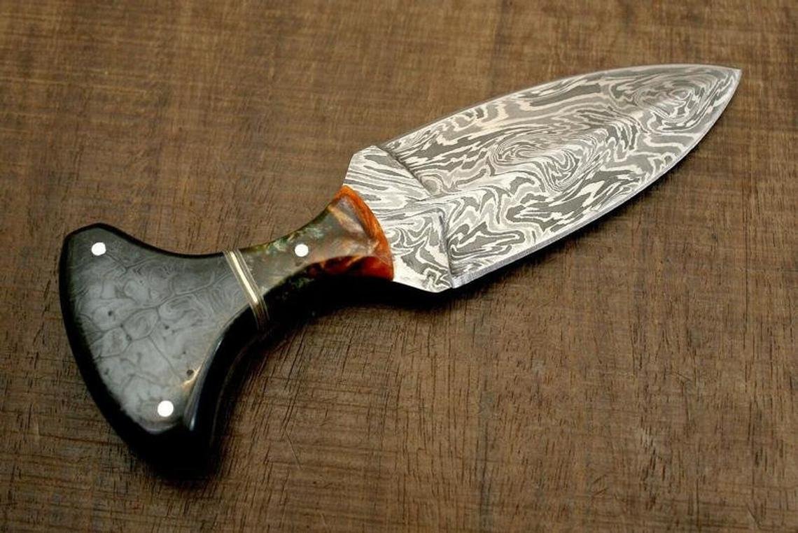 The Custom Handmade Damascus Steel boot Dagger,Dagger Knife - Image 5