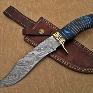 Handmade damascus steel knife, Hunting knife, Christmas gift, Gift for men, Antique gift, Birthday gift, Personalized gift, New year gift