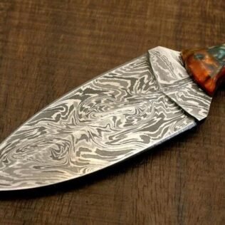 The Custom Handmade Damascus Steel boot Dagger,Dagger Knife