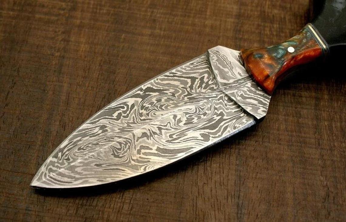The Custom Handmade Damascus Steel boot Dagger,Dagger Knife