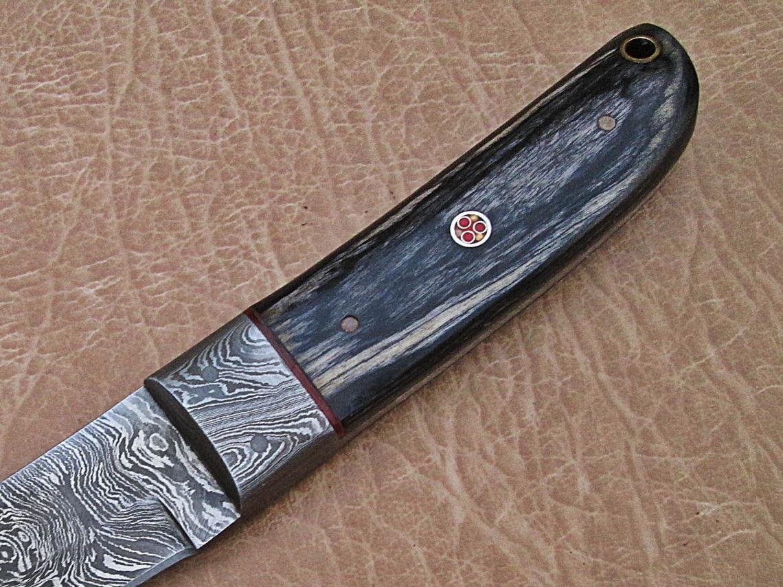 Handmade Damascus steel Skinner knife, Gift For boyfriend, Housewarming gift, Gift for him, Gift for her, Christmas gift, New Year Gift - Image 2