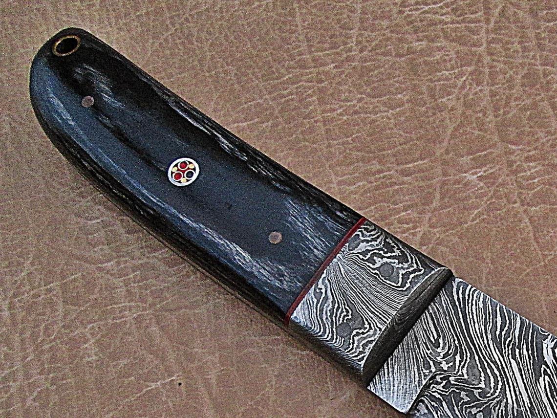 Handmade Damascus steel Skinner knife, Gift For boyfriend, Housewarming gift, Gift for him, Gift for her, Christmas gift, New Year Gift - Image 6