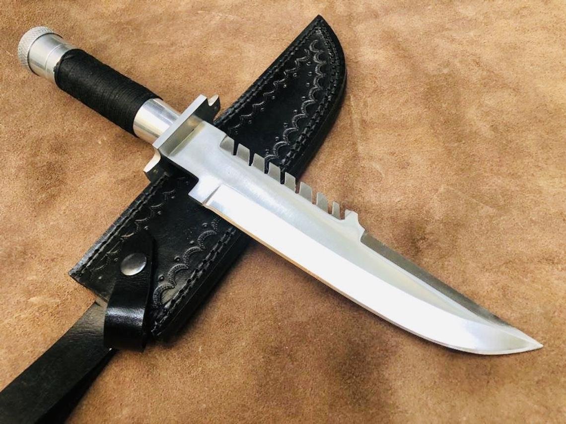 Commando knife | Custom handmade D2 steel Commando hunting knife | Commando’s Replica - Image 3