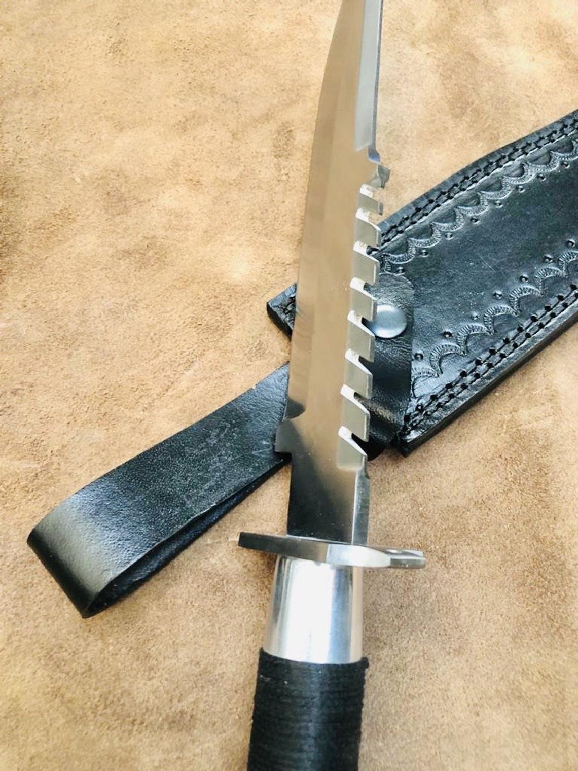 Commando knife | Custom handmade D2 steel Commando hunting knife | Commando’s Replica - Image 4