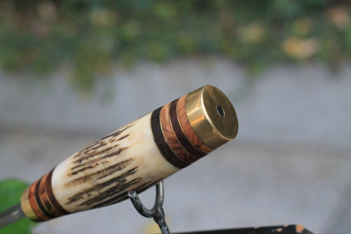 Handmade Damascus Steel Kukri Knife. Kukri Knife with Stag Horn Handle, Custom made kukri knife,Best for Gift on any occasion, Quality Steel - Image 2