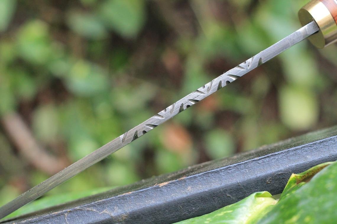 Handmade Damascus Steel Kukri Knife. Kukri Knife with Stag Horn Handle, Custom made kukri knife,Best for Gift on any occasion, Quality Steel - Image 5