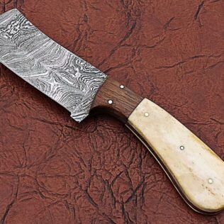 Handmade damascus steel skinner knife,camping knife,pocket knife,christmas gift,new year’s gift
