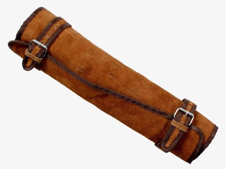 Set of 6 Custom Hand Made Damascus Steel Chef Knifes with Colored Wooden Handle - Image 5